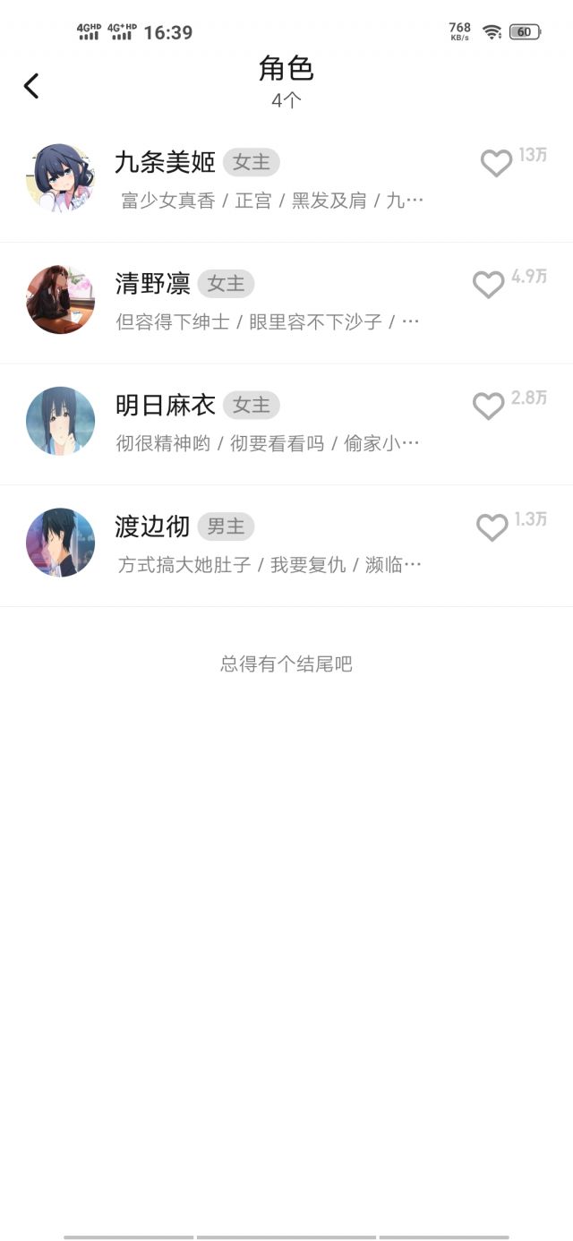 我加载了恋爱游戏氵 Yysy起点读者喜欢九条的比喜欢清野的 2还多 抖m读者有那么多吗 海外大全